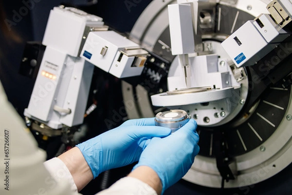 Obraz person working in the laboratory