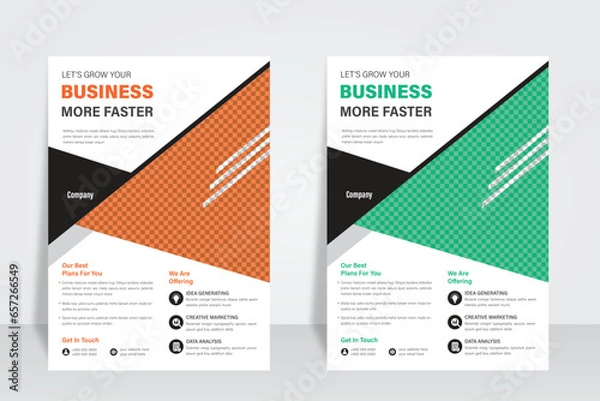 Obraz Flyer set design