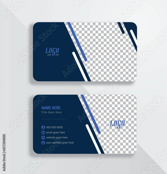 Obraz Visiting card template