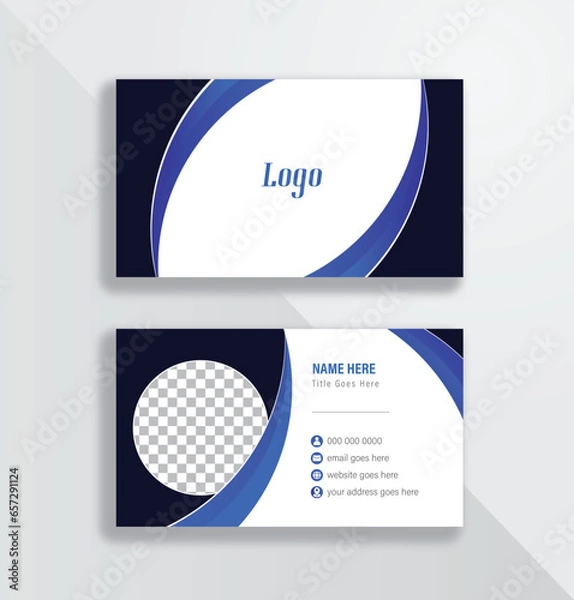 Obraz Beautiful business card