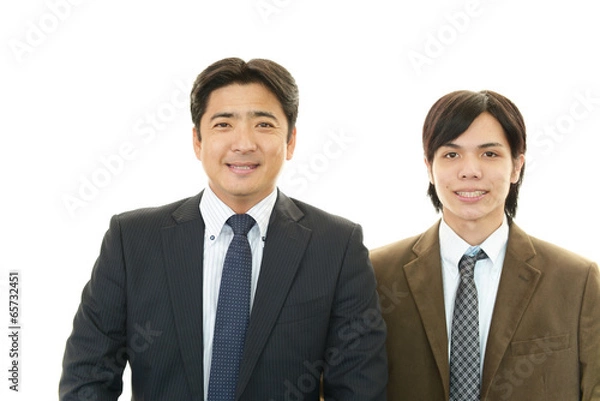 Fototapeta 笑顔のビジネスマン