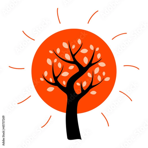 Obraz Vector tree