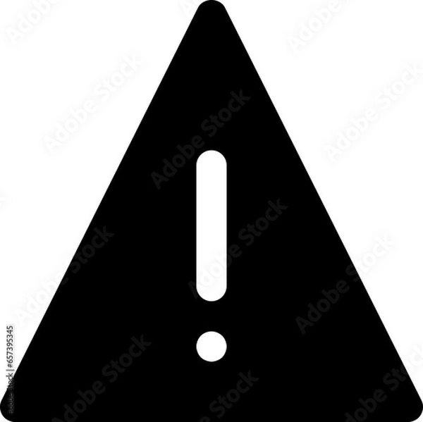 Fototapeta warning icon