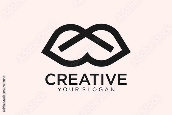 Obraz Lips icon or logo isolated sign symbol vector illustration - high quality black style vector icons