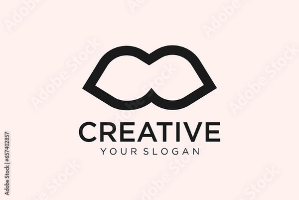 Obraz Lips icon or logo isolated sign symbol vector illustration - high quality black style vector icons