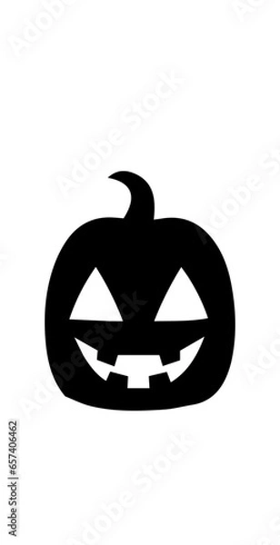 Obraz halloween pumpkin head