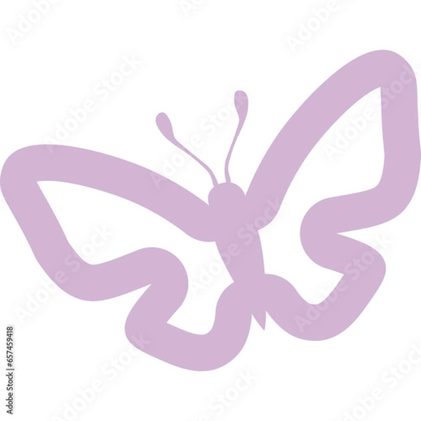 Fototapeta Butterfly Minimalist Boho