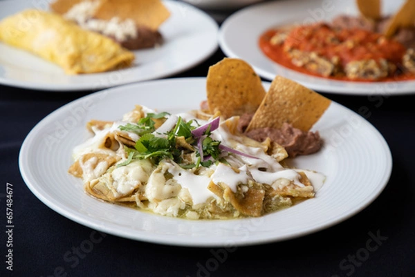 Obraz chilaquiles verdes