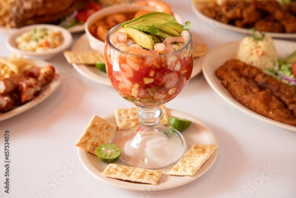 Obraz coctel camaron