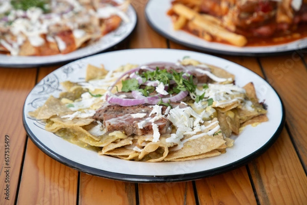 Obraz chilaquiles verdes