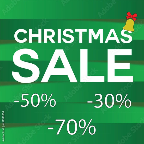 Obraz Christmas sale banner