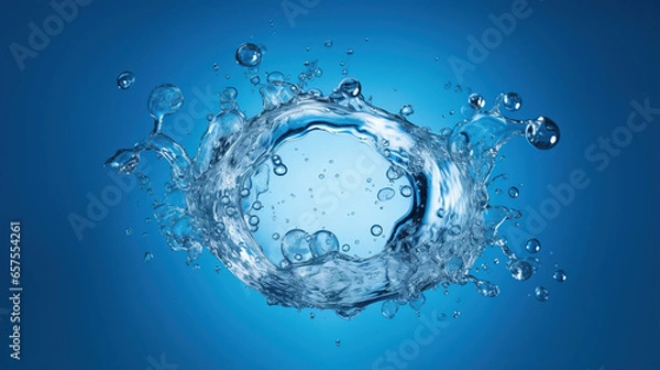 Fototapeta Splash water background wallpaper