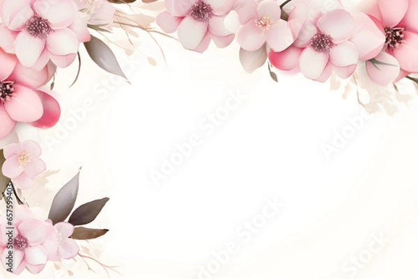 Fototapeta Bumenrahmen