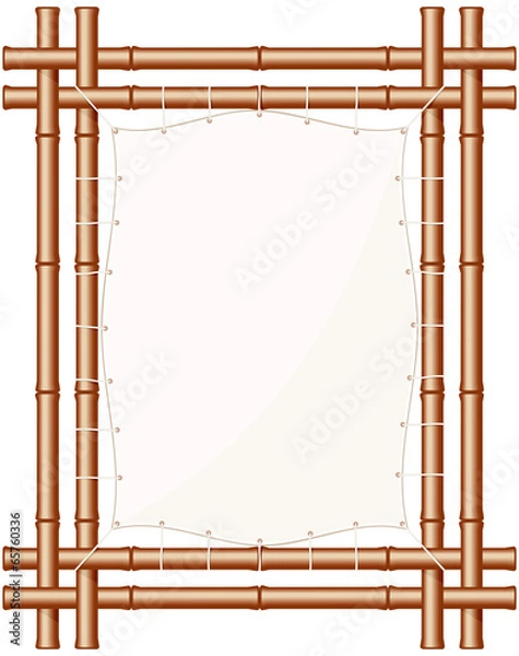 Obraz Framed Bamboo Banner