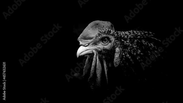 Fototapeta skull on black