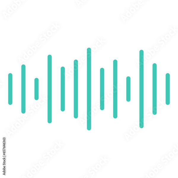 Obraz Digital Audio Wave