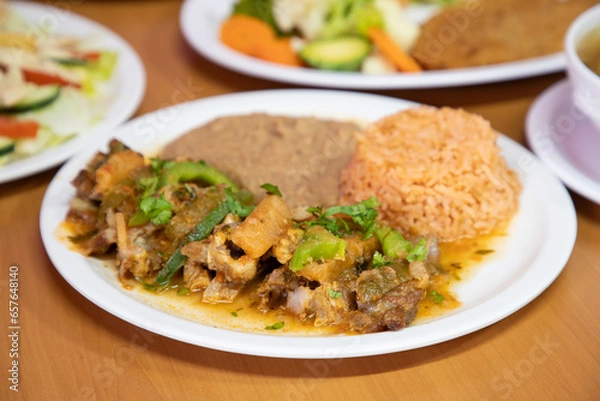 Obraz bistec a la mexicana