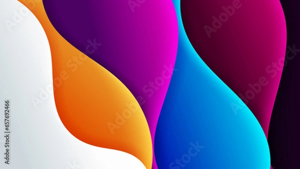 Obraz Vector abstract background with soft gradient color and dynamic shadow on background .Vector background for wallpaper. Eps 10