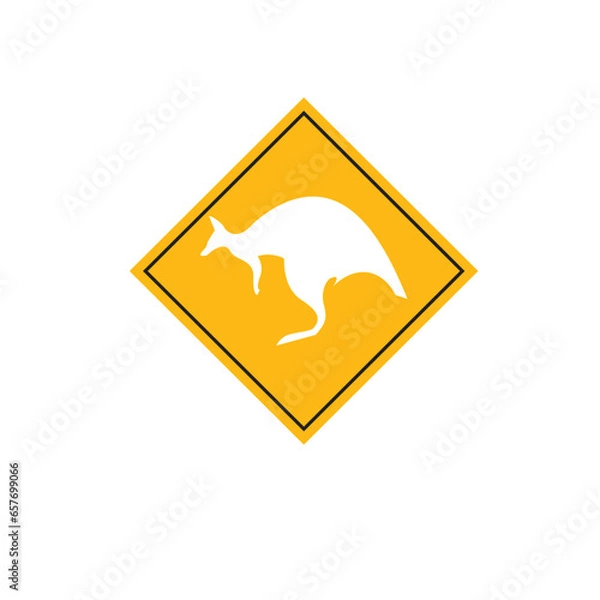 Fototapeta KANGAROO ICON