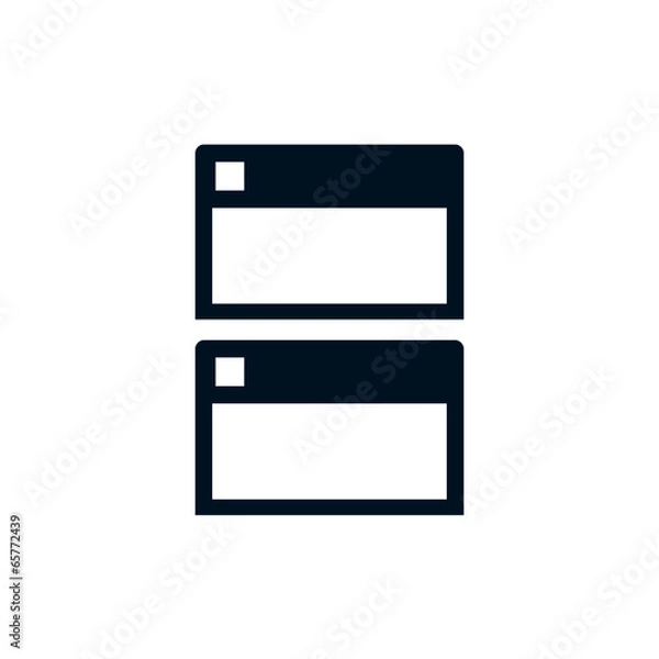 Fototapeta Monochrome icon