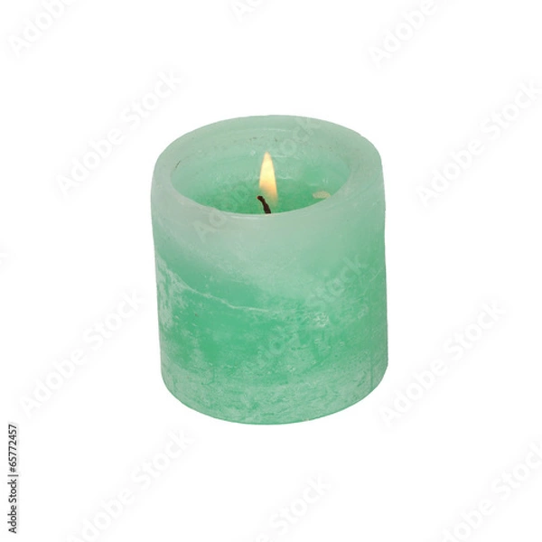 Obraz large green candle