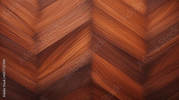 Fototapeta Wooden Wonder - Beautiful Chevron Pattern Wood Texture in Top-Down View