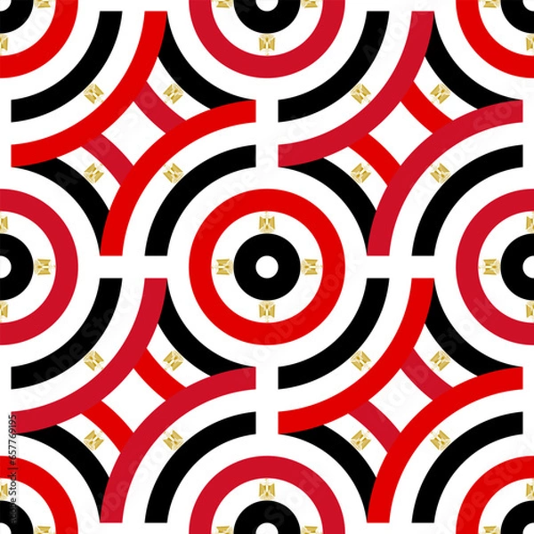 Fototapeta egypt flag pattern. african background. vector illustration