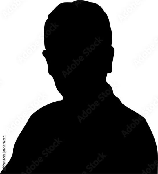 Obraz Silhouette junger Mann