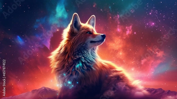 Obraz Cosmic Fox #2