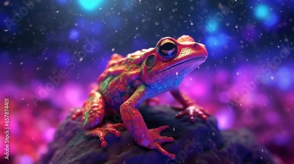Obraz Cosmic Frog #2