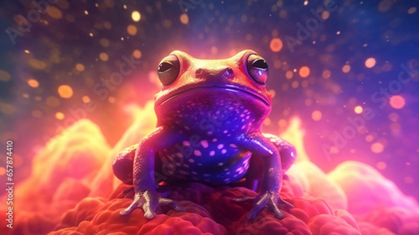 Obraz Cosmic Frog #3