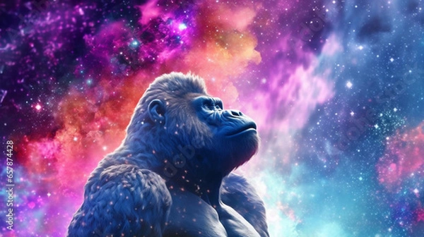 Obraz Cosmic Gorilla #1