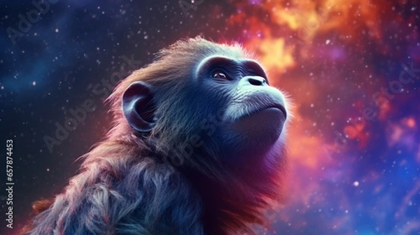 Obraz Cosmic Monkey #1