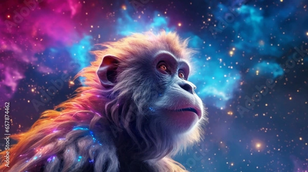 Obraz Cosmic Monkey #2