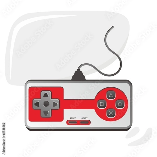 Fototapeta video game console theme art