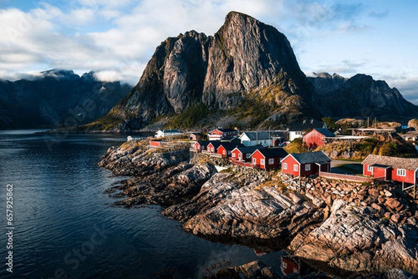 Obraz Hamnøy Norway Sunset
