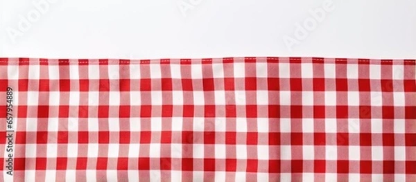 Fototapeta gingham patterned cloth backdrop