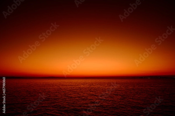 Fototapeta りんくうタウン　夕暮れ　マジックアワー