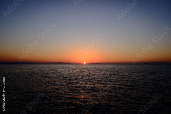 Fototapeta りんくうタウン　夕暮れ　マジックアワー