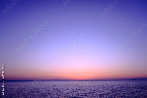 Fototapeta りんくうタウン　夕暮れ　マジックアワー