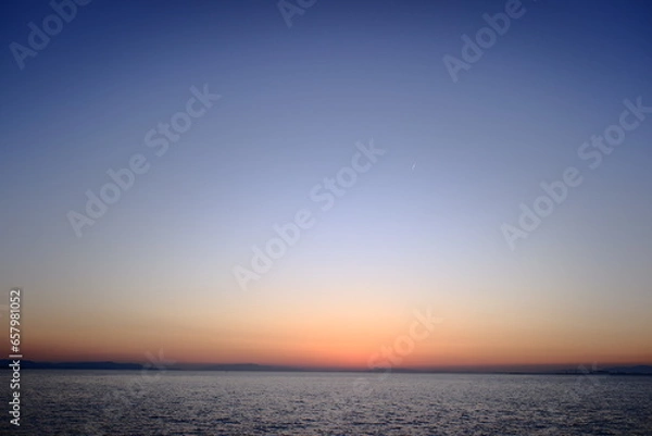 Fototapeta りんくうタウン　夕暮れ　マジックアワー