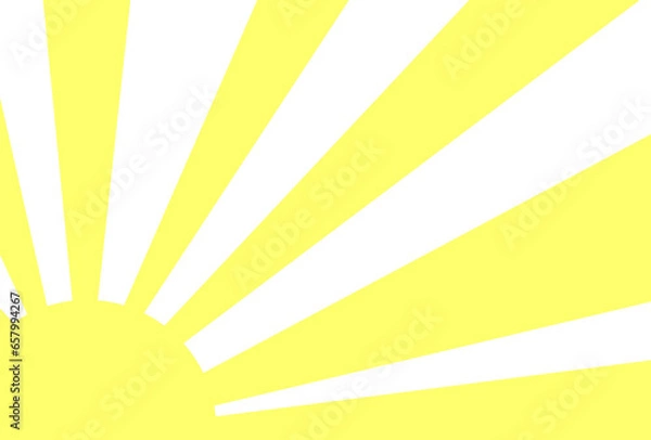 Obraz 初日の出のイラスト　年賀状素材　文字無し