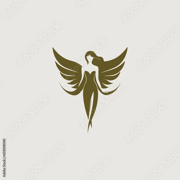 Obraz 女神をシンボリックに用いたロゴ