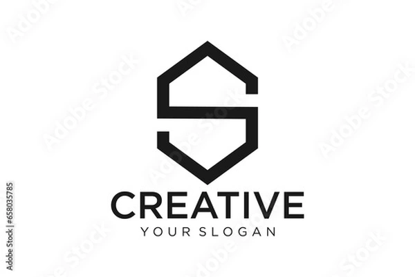 Obraz Initial Letter S Logo.