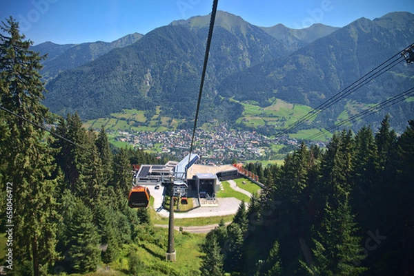 Obraz Summer in mountains near Bad Gastein, hiking paradise in Austria