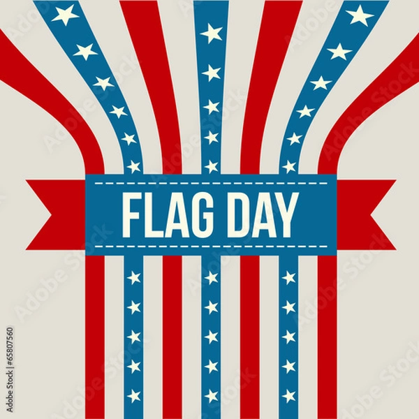 Obraz united states flag day background