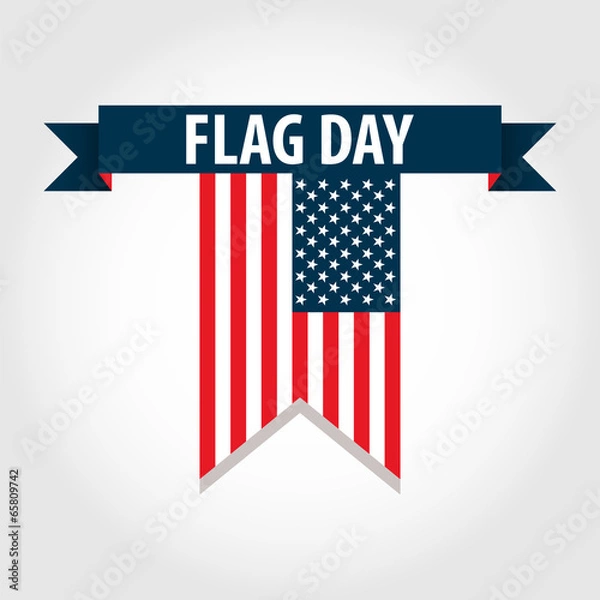 Obraz american flag day design