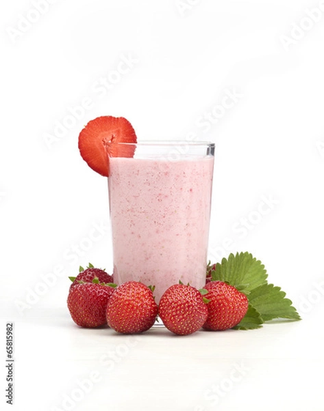 Fototapeta Erdbeershake