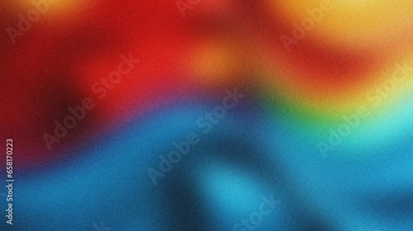 Obraz Rainbow colorful noisy blurred gradient abstract background