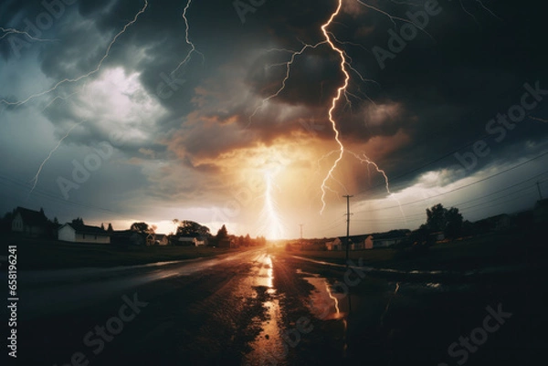 Obraz Lighning strikes